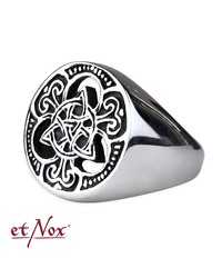 Ring 'Keltischer Knoten' Edelstahl